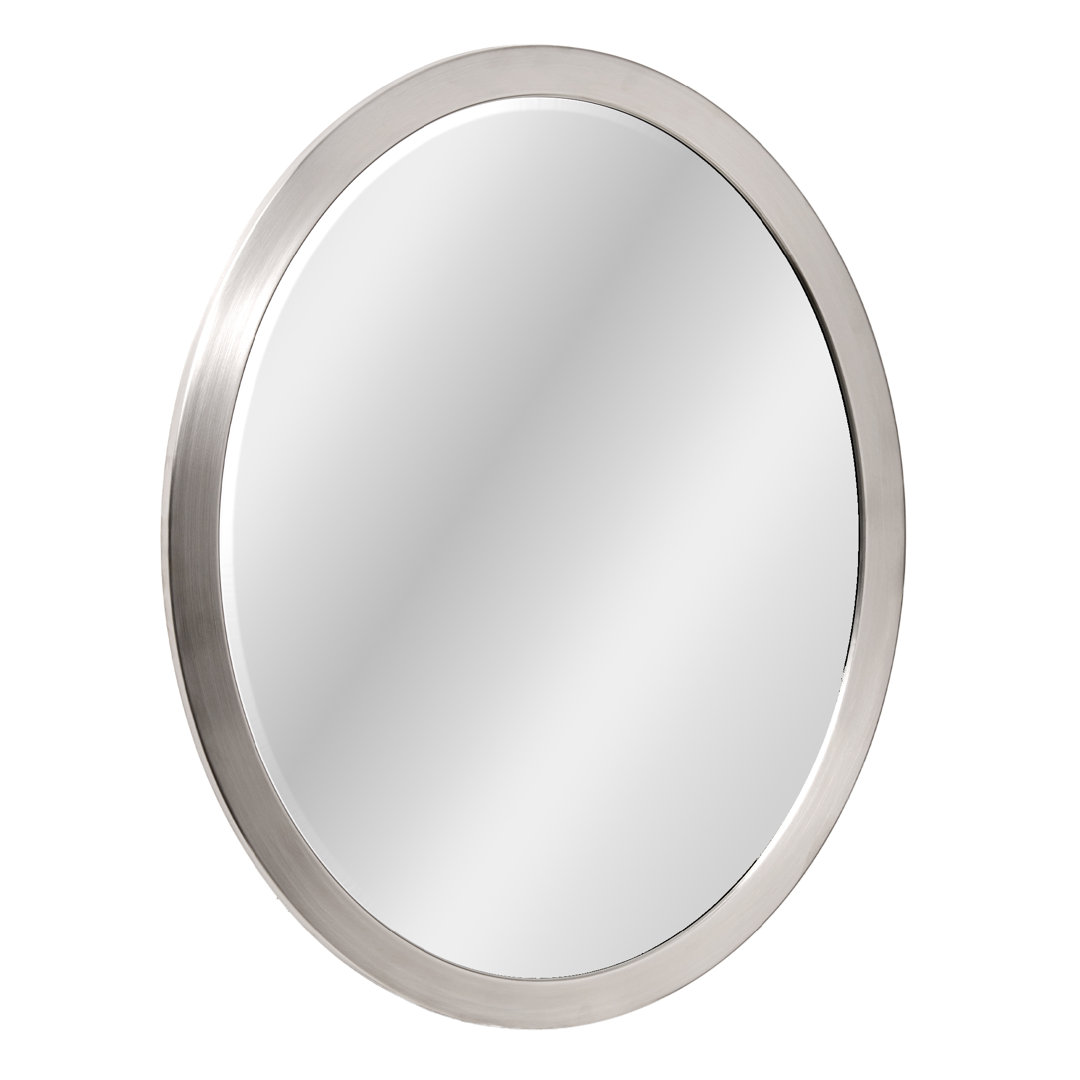 Kia-Louise Metal Flat Mirror Ebern Designs