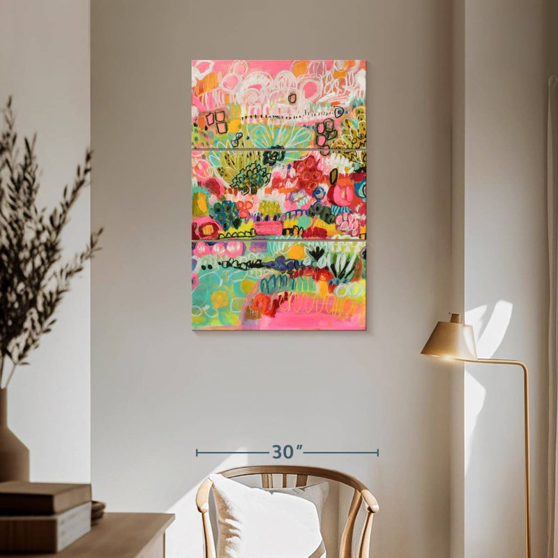Avery Boho Garden III, 57" H x 36" W