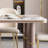 Portingale High Gloss Rock Slab Dining Table with Gold Base-154342204