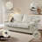 71" Corduroy Upholstered Sofa, 2 Seater Couches Small Loveseat With Storage Pockets,  Storage Armrest And USB Charging Port-250096959