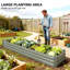 Grande jardinière surélevée galvanisée 8x2x1ft-1912245835
