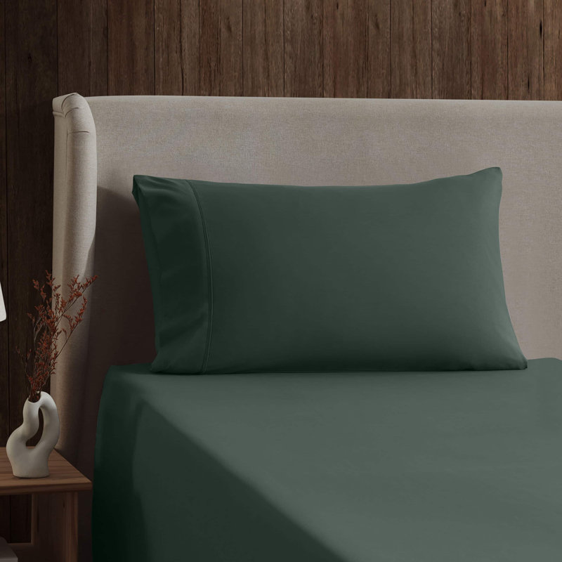 Ensemble de draps Luxury Collection Classic, Vert sapin, Simple TG