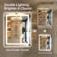 Miroir de salle de bain mural 60 x 30-303109435