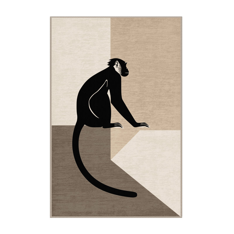 Tapis moelleux moelleux moelleux et moelleux Ahmad, 4 x 6