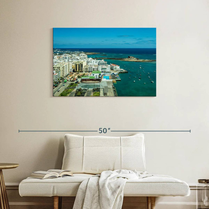 Gillard Canary Islands Seaside Town, 24" H x 36" W