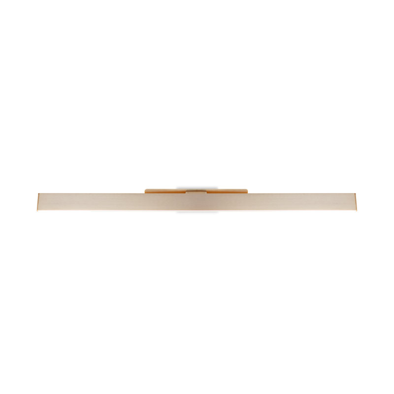 Fly Dimmable LED Wall Mounted Picture Light, Satin Golden Nickel, 1.97" H x 34.76" W x 4.25" D