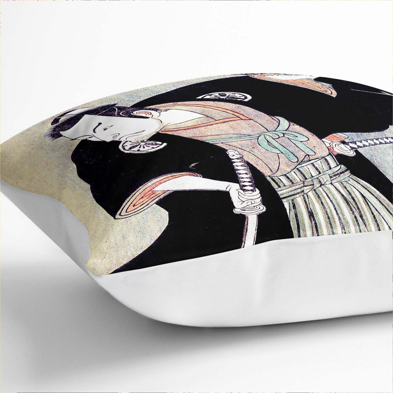 Square Throw Cushion, 40cm H x 40cm W x 15cm D, White