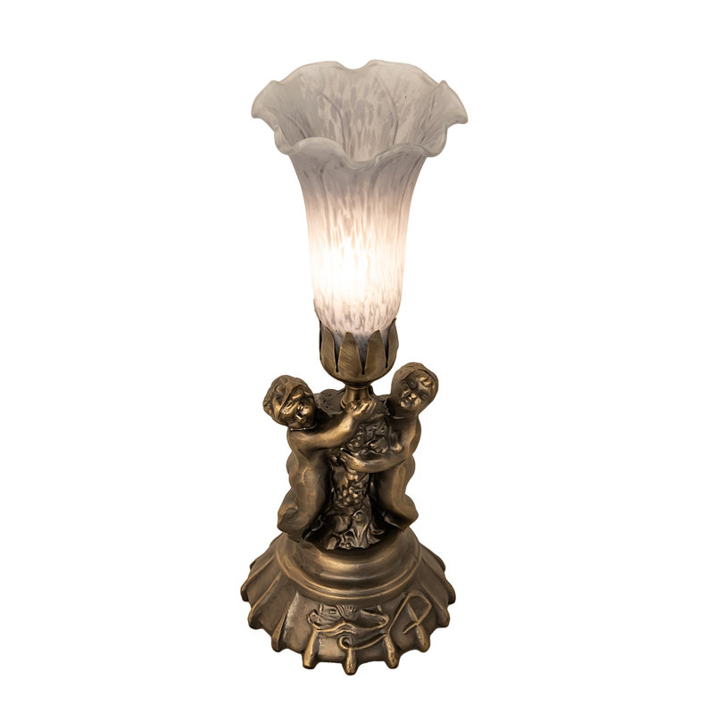 Cezara Torchiere Table Lamp, Gray