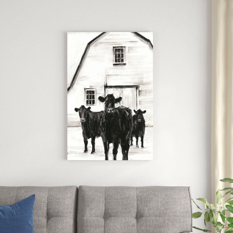 «Debout autour de II» par Ethan Harper - reproduction d'art sur toile tendue, H 36 po x l 24 po, Toile tendue, Sans cadre