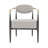 Lasheena Metal Upholstered Back Armchair Accent Chairs-538565609
