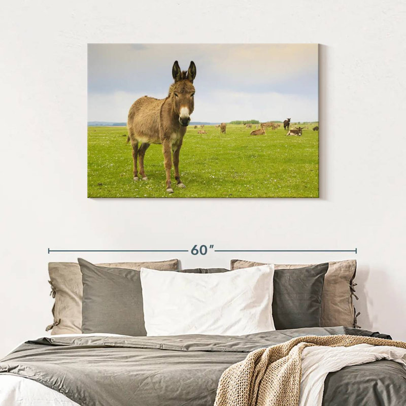 Brampt Donkey And Friends, 30'' H x 45'' W