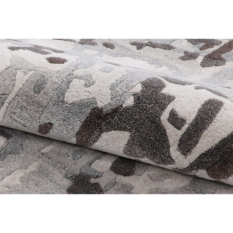 Abstract Area Rug, Rectangle 3'10" x 5'11"