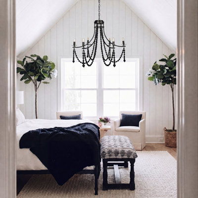 6 - Light Dimmable Empire Chandelier