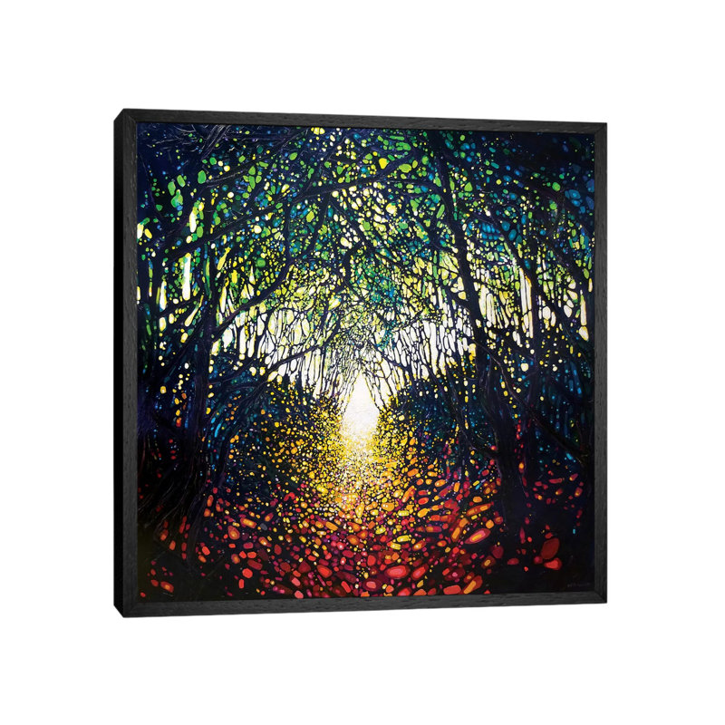 Almost There... by Gill Bustamante - Print on Canvas, 66.04 cm H x 66.04 cm W, Black Framed