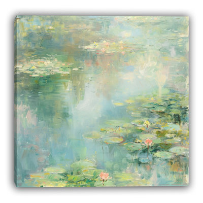 Art mural sur toile Blush Watergarden