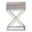 48cm W Metal Bedside Table