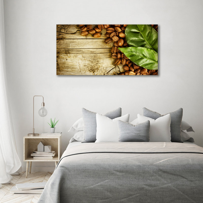 Coffee And Bay Leaf - Wrapped Canvas Print, Canvas, 70cm H x 140cm W x 2cm D
