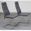 Hughston 47cm H Polyester Blend Upholstered Cantilever Chair