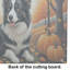 Planche à découper Border Collie