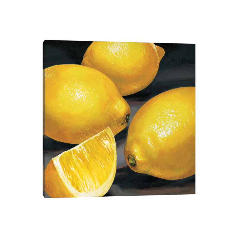 Limoni 1 Piece Painting on Canvas, 45.72 cm H x 45.72 cm W x 1.91 cm D, Wrapped Canvas