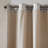 Knitted Jacquard Damask Total Blackout Grommet Top Curtain Panel(Only 1 Pc Panel)-1541547547-1541547546