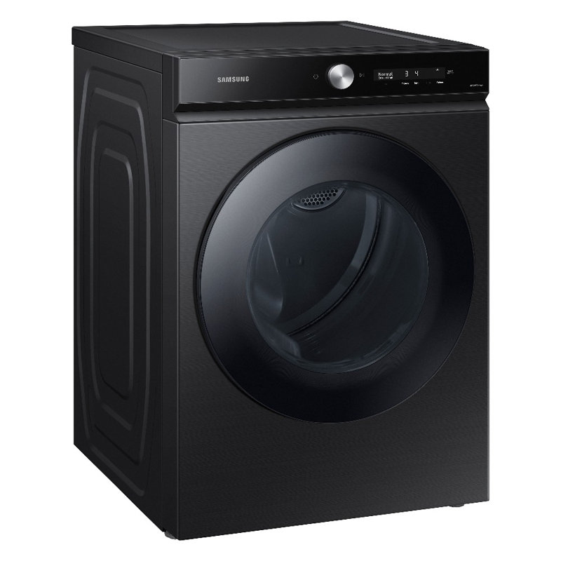 Samsung Bespoke Capacity Dryer, Brushed Black, Gas