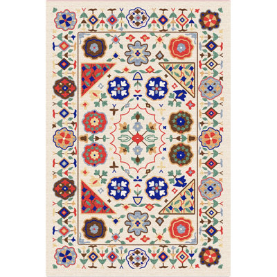 Prestin Performance Washable Oriental Indoor / Outdoor Rug