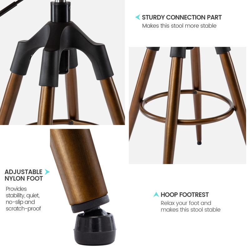 Miliani Swivel Adjustable Height Stool