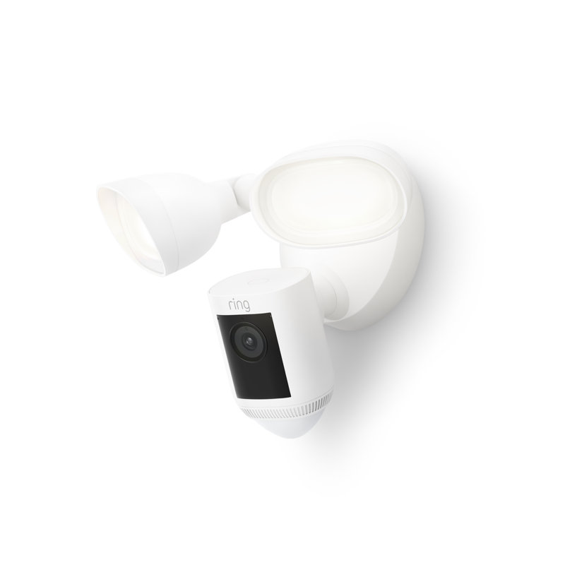 Ring Floodlight Cam Pro - Blanc, Blanc