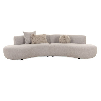 Nefisa - Modern Fabric Curved Sectional
