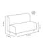 Banc rembourré en similicuir Nessi-1321050036
