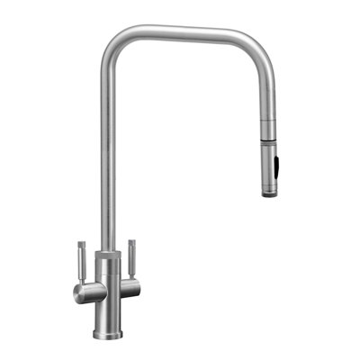 Fulton Industrial Extended Reach 2 Handle Plp Faucet - Toggle Sprayer