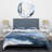Sapphire Blue Nebula VII - Abstract Liquid Ink Duvet Cover Set-1869722571