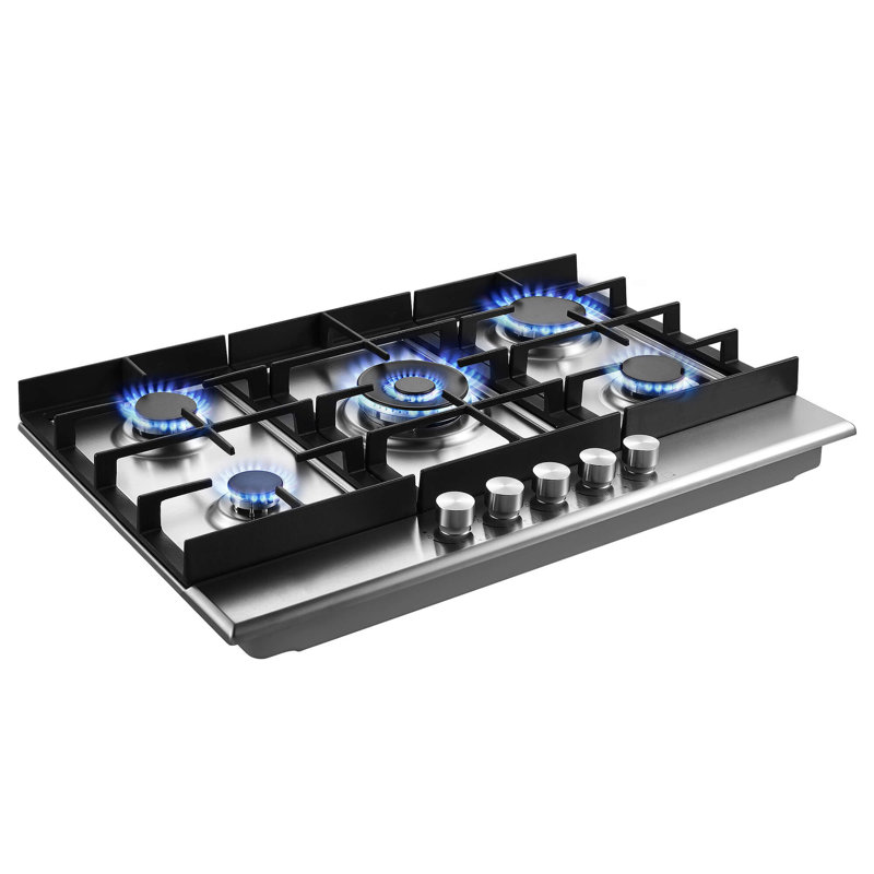 Plaque de cuisson à 5 brûleurs en acier inoxydable 30 po JOEAONZ