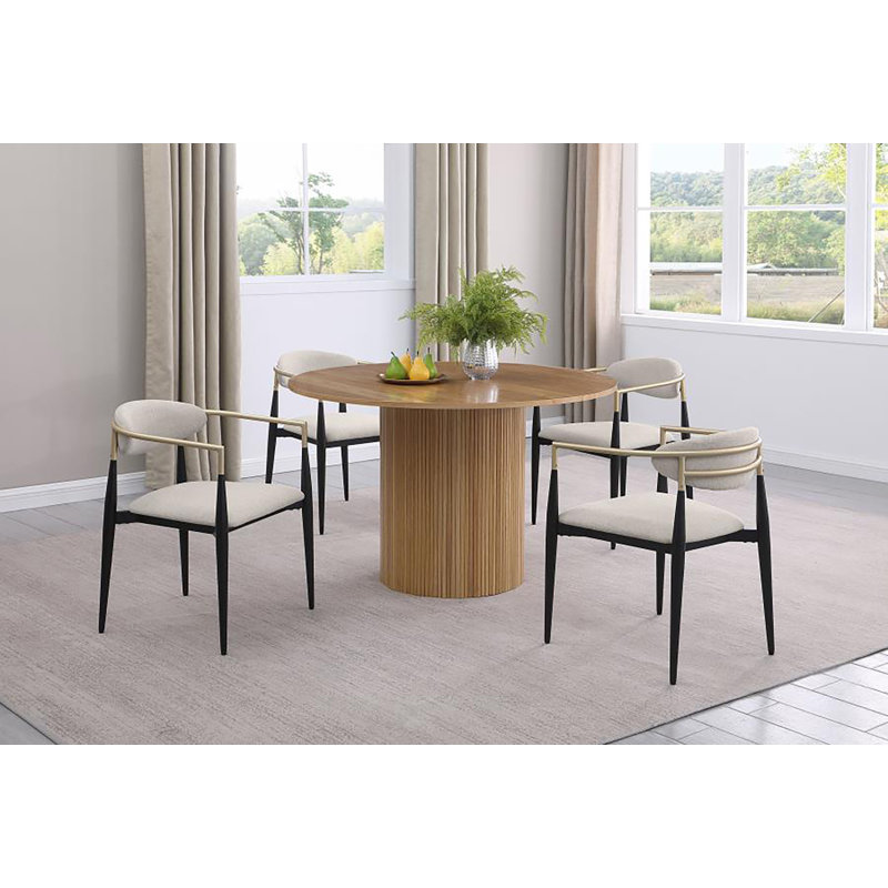 Ensemble de table de salle à manger 5 pièces Egremont, Beige