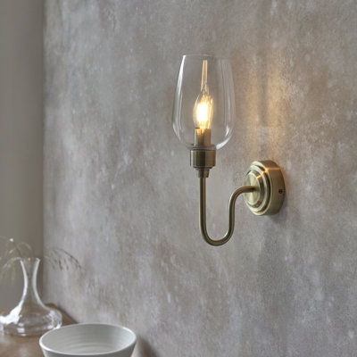 Hovey Nickel Armed Sconce