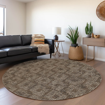 Premium Machine Washable Mayfield AMF33 Geometric Rug