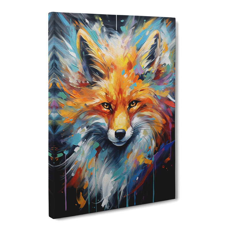 Fox Abstract No.3 - Print, 76cm H x 50cm W x 3cm D