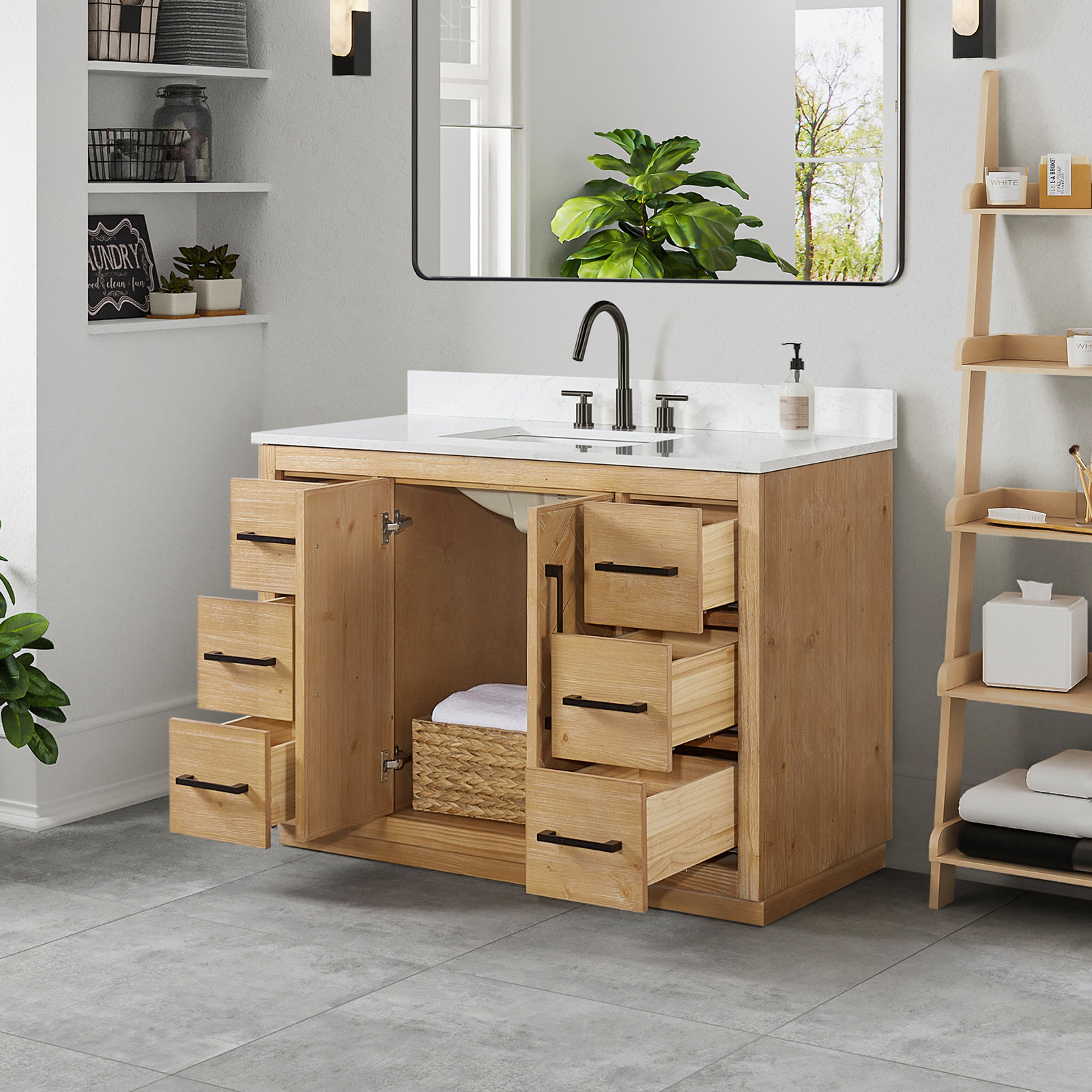 Jareth 48" Single Bathroom Vanity Set