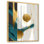 Pleine lune or et turquoise minimalisme I sur toile