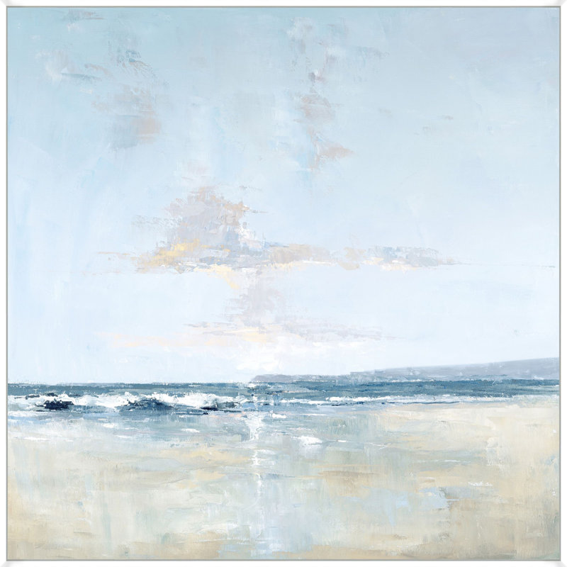 The Shore At Low Tide Print