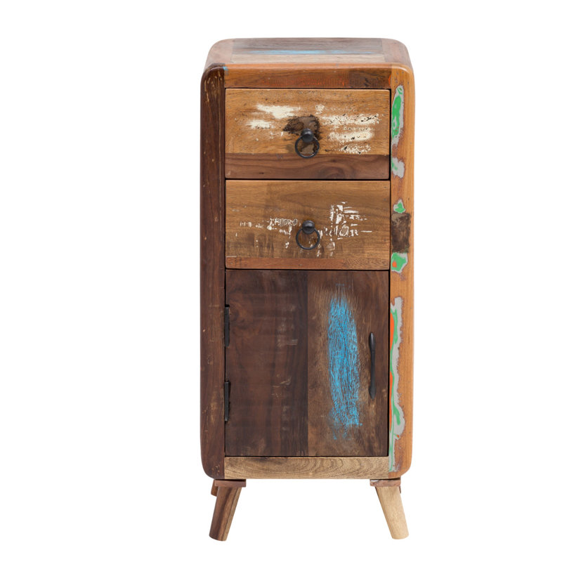 Alethea Solid Wood Freestanding Bathroom Cabinet