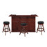 72'' Bar Set With Three Backless Barstools By Ram Game Room