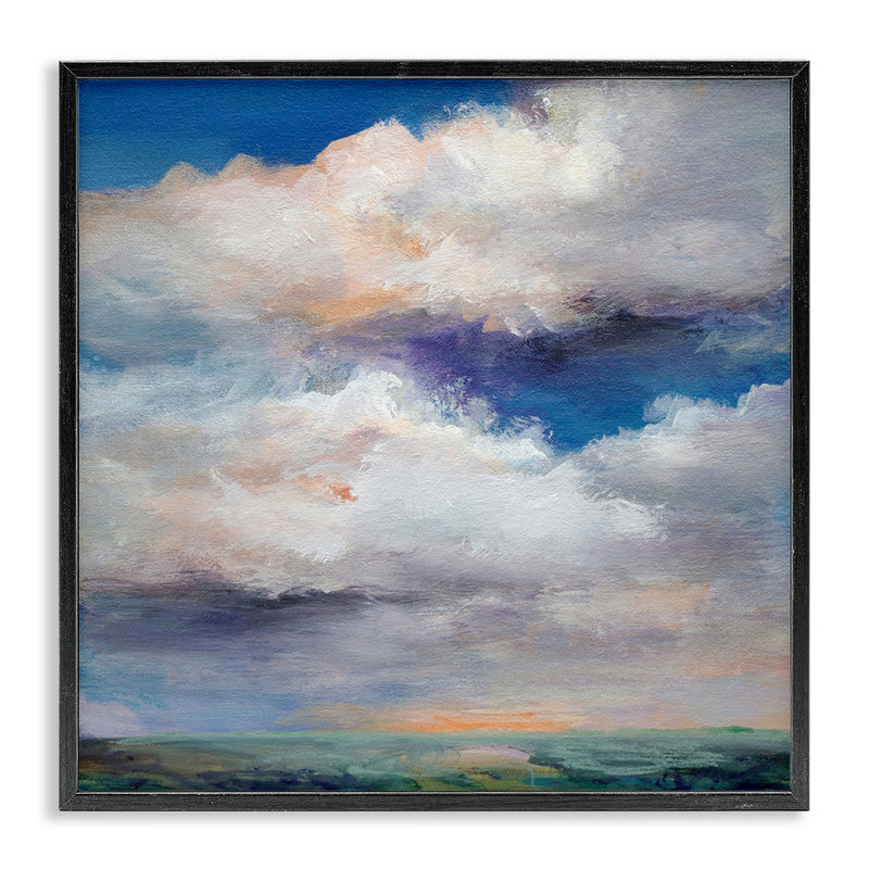 Giclée encadrée, par Karen Hale, Giclée encadrée noir minuit, H 24 po x l 24 po
