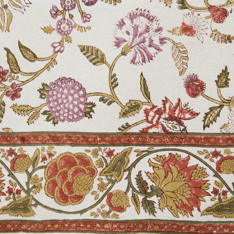 Louise Tablecloth - Multicolor - 59" x 86", 142" L x 71" W