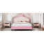 Lit princesse en cuir PU avec tête de lit-1840898417