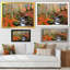 «Beautiful Autumn Forest Waterfall IV», art mural traditionnel sur toile-560917307-560917308