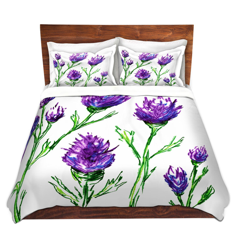 Ensemble de housse de couette trèfle, 1 housse de couette grand + 2 taies standards