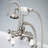 3 Handle Deck Clawfoot Tub Faucet-19139485-19139486