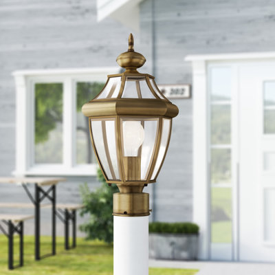 Tête de lanterne câblée à 1 lumière H 16,5 po Arelene